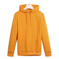 Atacado de algodão / poliéster amarelo Pullover Sports / Gym Hoodies